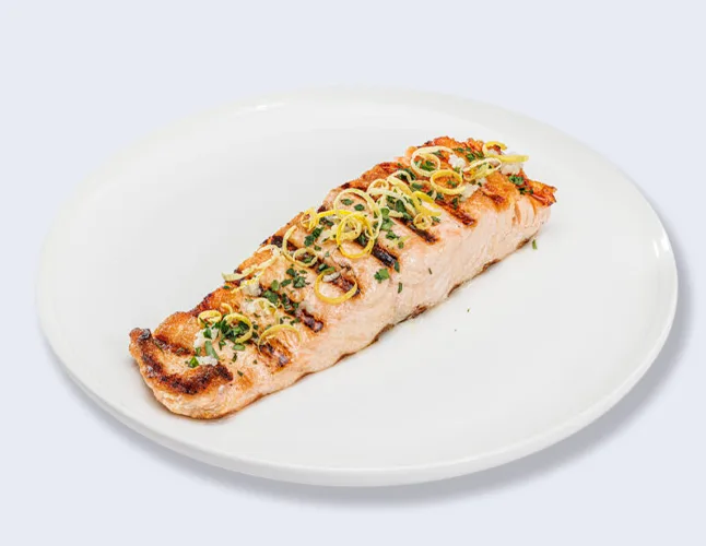 Roasted Salmon with Italian Gremolata